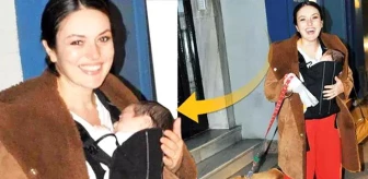 Ezgi Mola Minik Bebeği ve Köpeğiyle Yürüyüşe Çıktı