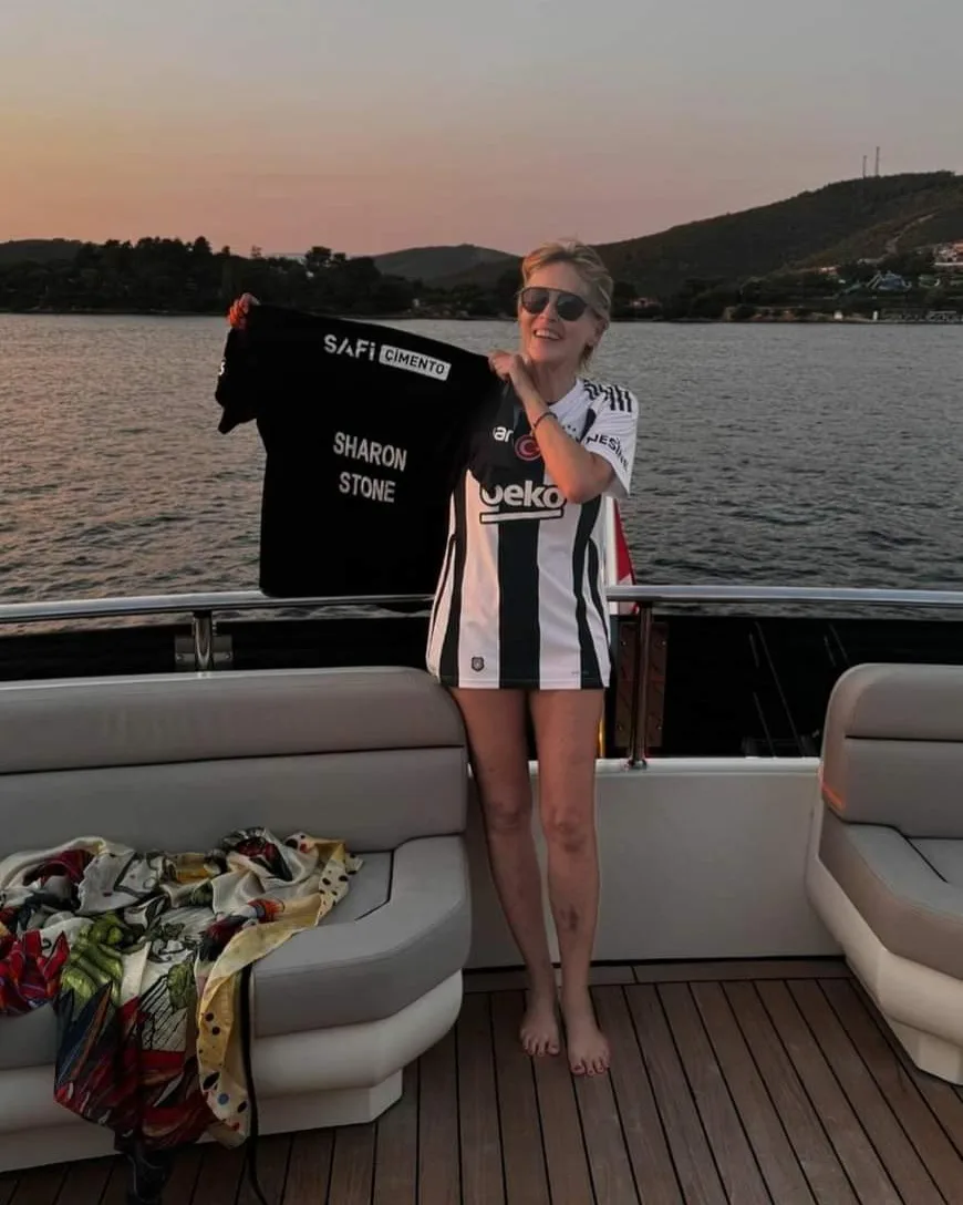 SHARON STONE’NIN BEŞİKTAŞ TUTKUSU…