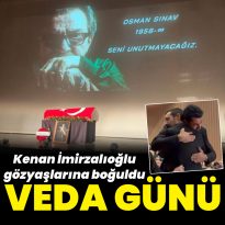 Osman Sınav’a son veda!