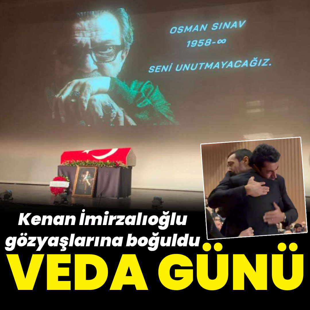 Osman Sınav’a son veda!